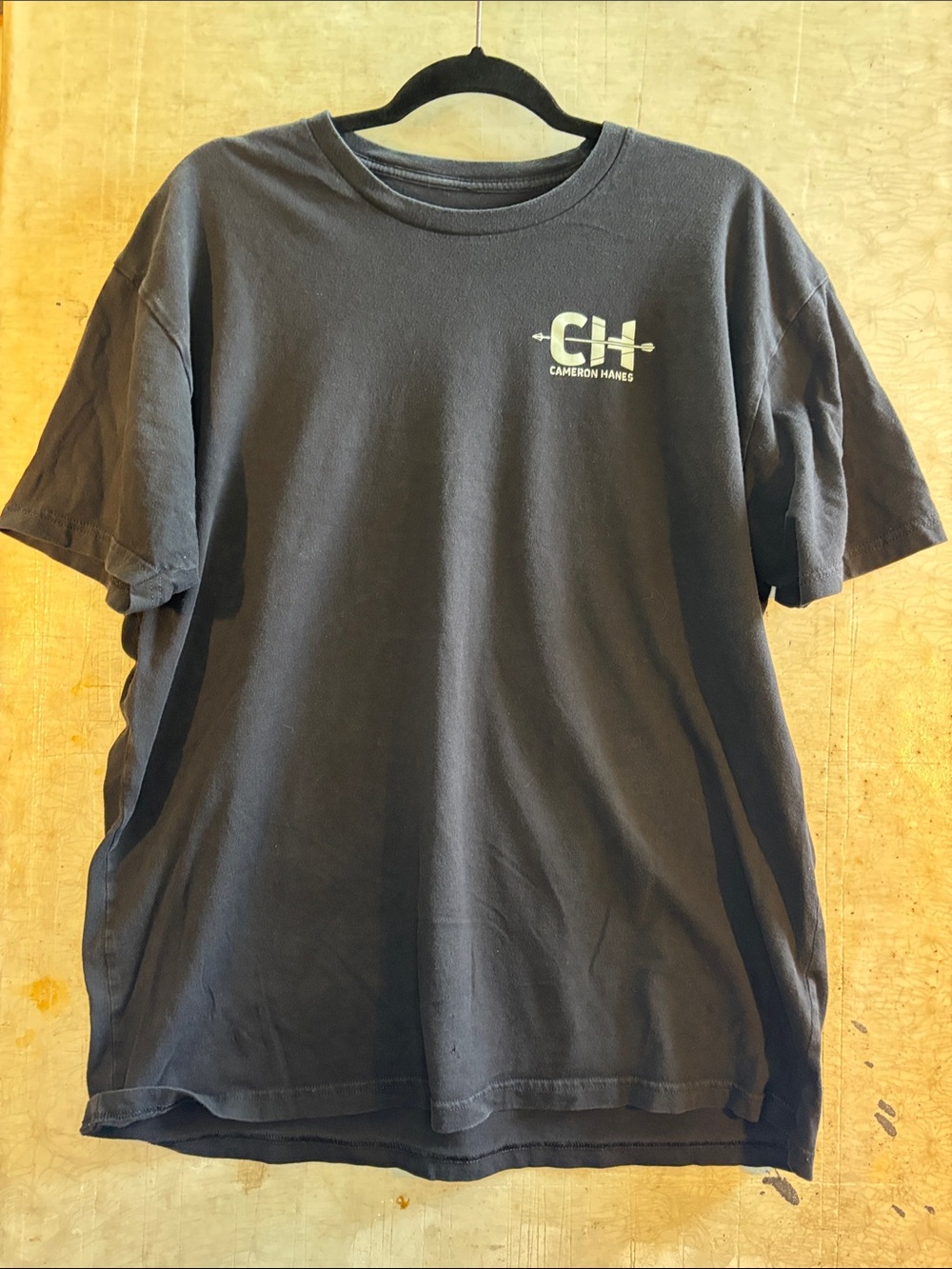 Black Short-Sleeve Logo Tee